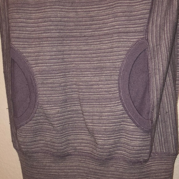 Purple and white striped sweater - Picture 2 of 3